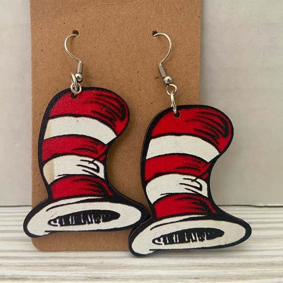 NIP Dr. Seuss earrings - Picture 1 of 2
